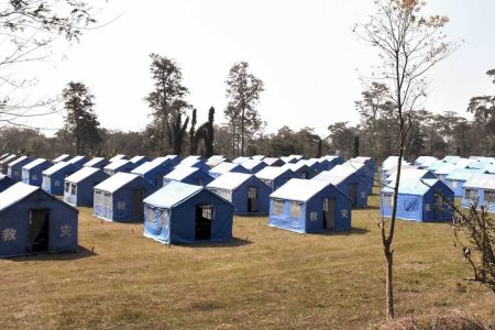 corona-tent