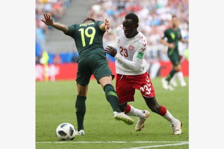 (SP)RUSSIA-SAMARA-2018 WORLD CUP-GROUP C-DENMARK VS AUSTRALIA