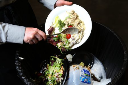About 21 percent of the American food supply goes to waste, with much at the consumer level in restaurants and homes. But the choice to throw out leftovers may often be a rational one based on time and food safety, according to research from Purdue University economist Jayson Lusk. (Purdue Agricultural Communication photo/Tom Campbell)​