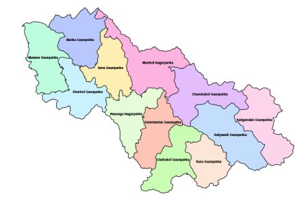 gulmi map