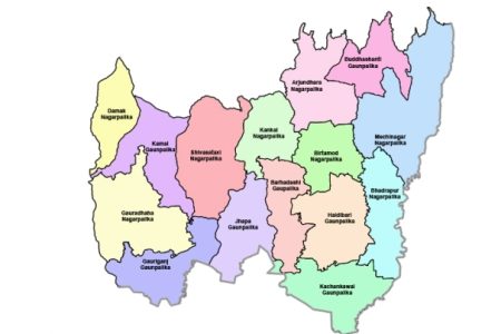 jhapa map