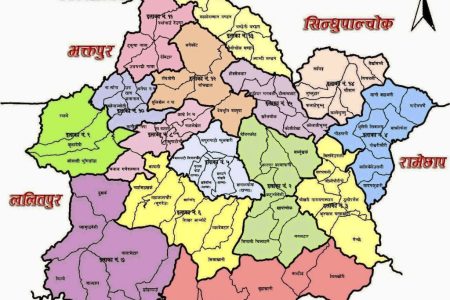 kavre district map