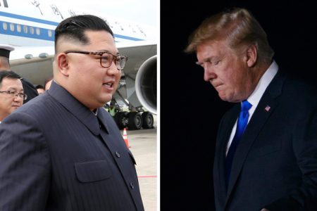 kim and trump in singapur