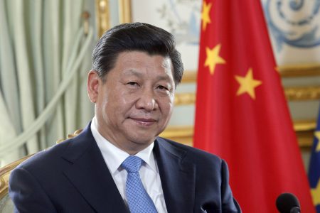 Chinese President Xi Jinping takes part in a meeting with his French counterpart at the Elysee Palace in Paris, on March 26, 2014 in Paris. Xi was set today to sign a series of major business deals on the second day of a lavish state visit to France.  Xi is on his first-ever European tour and after visiting The Netherlands and France will head to Germany and Belgium.   AFP PHOTO POOL CHRISTOPHE ENA