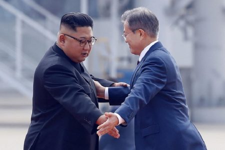 Kim Jong Un,Moon Jae-in