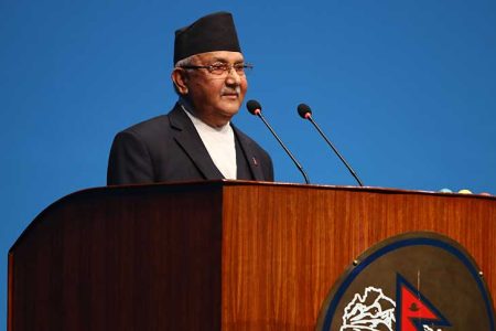 kp oli in parliment