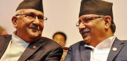 kp shram oli- puspakamal dahal-prachanda