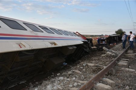 TURKEY-TEKIRDAG-TRAIN-DERAILMENT