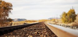 railway-depth-of-field-stones-worm-s-eye-view-wallpaper