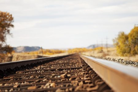 railway-depth-of-field-stones-worm-s-eye-view-wallpaper