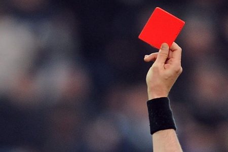 red card