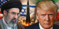 trump khameni missiel