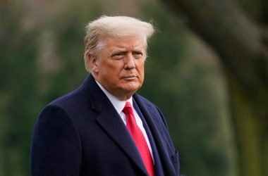 FILE - In this Dec. 12, 2020, file photo President Donald Trump walks on the South Lawn of the White House in Washington before boarding Marine One. Unemployment benefits for millions of Americans struggling to make ends meet were set to lapse at midnight Saturday night unless Trump signed an end-of-year COVID relief and spending bill that had been considered a done deal before his sudden objections. (AP Photo/Patrick Semansky, File)