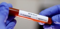 FILE PHOTO: Test tube with Corona virus name label is seen in this illustration taken on January 29, 2020. REUTERS/Dado Ruvic/File Photo