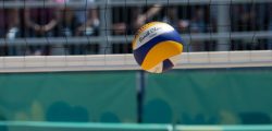 Oct 16, 2018; Buenos Aires, Argentina; Devon Newberry (USA) in action during the Beach Volleyball Womens Tournament Semi Final at The Beach Volleyball Arena, Green Park.  The Youth Olympic Games, Buenos Aires, Argentina. Mandatory Credit:  Jonathan Nackstrand  for OIS/IOC Handout Photo via USA TODAY Sports