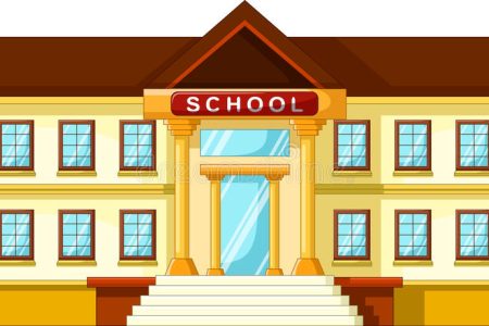 vector-illustration-school-building-cartoon-isolated-white-background-86002263