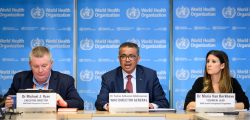 World Health Organization leaders at a press briefing on COVID-19, held on March 6 at WHO headquarters in Geneva. Here's a look at its history, its mission and its role in the current crisis.